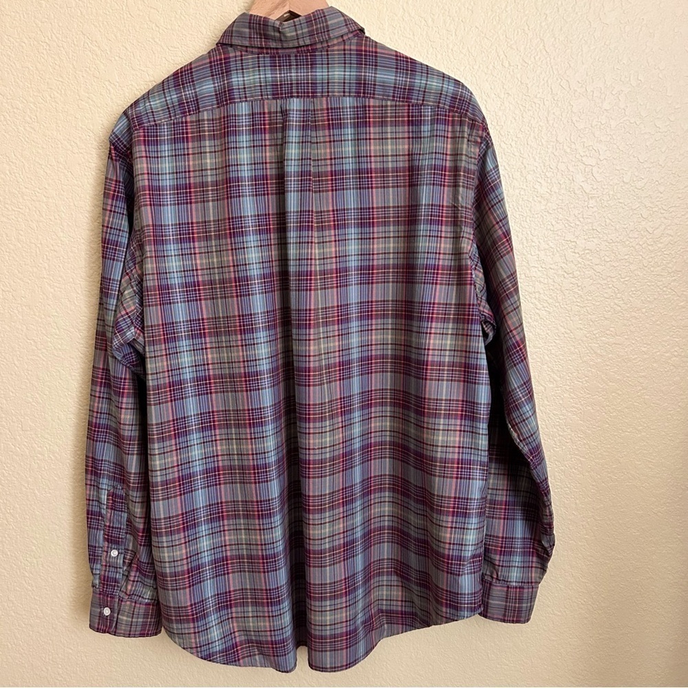 Ralph Lauren Classic Fit Long Sleeve Button Down Plaid Shirt - Picture 3 of 9